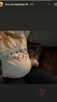 Nicole Phelps's Instagram story (Image via Instagram)
